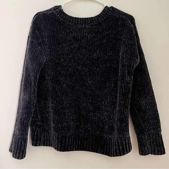 GAP Navy Blue Super Soft Chenile Long Sleeved Sweater - Picture 3 of 16